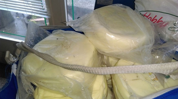 Заплена 30 килограма траписта